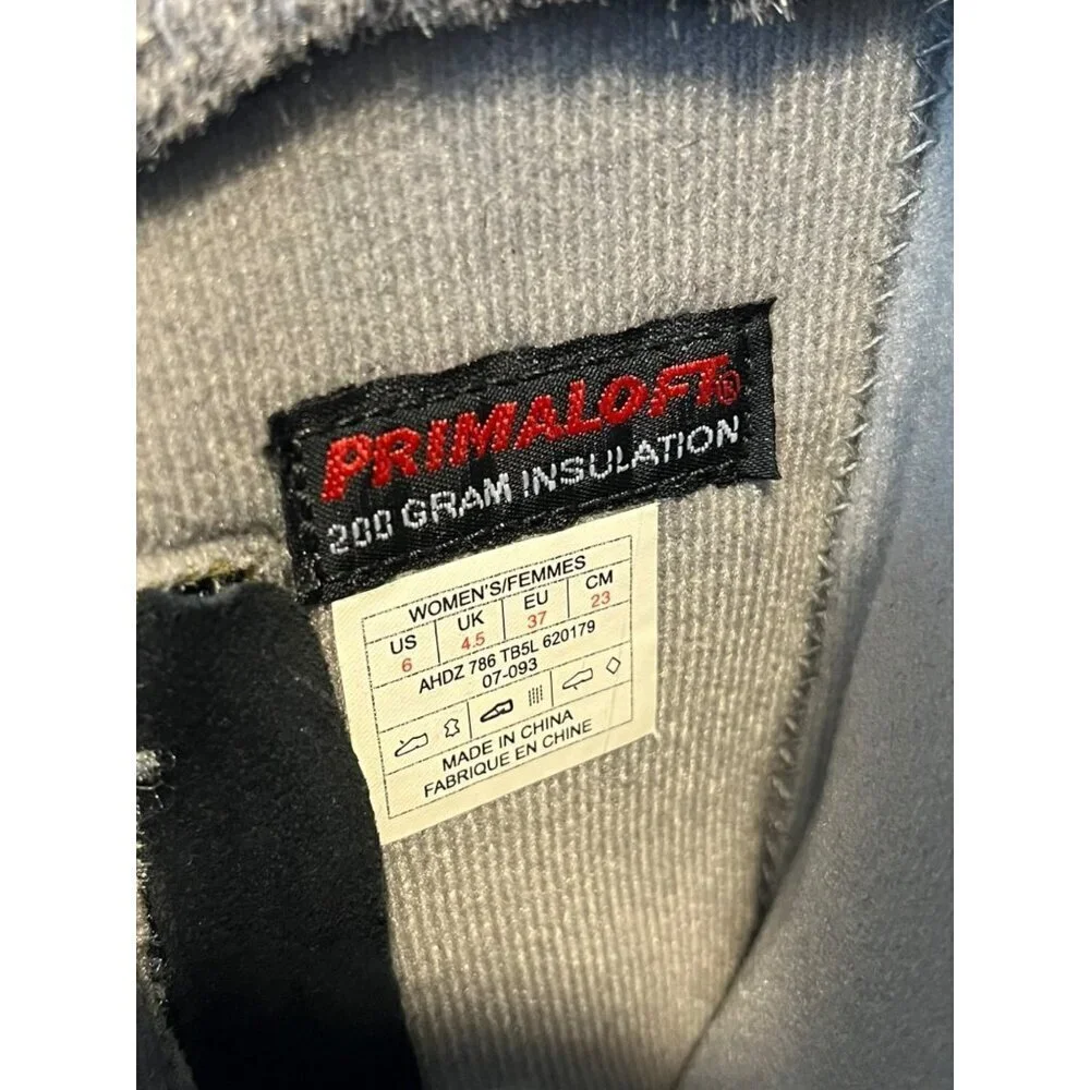 The North Face Women's 6 Janey Boots Black Tall 200G‎ Primaloft Insulated Winter